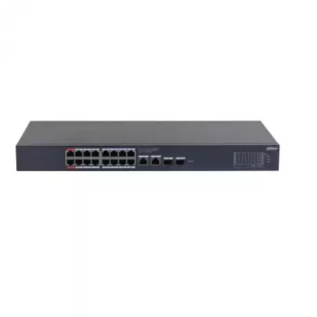 Dahua Technology CS4220-16GT-240 Pārvaldāms L2 Gigabit Ethernet PoE slēdzis, melns