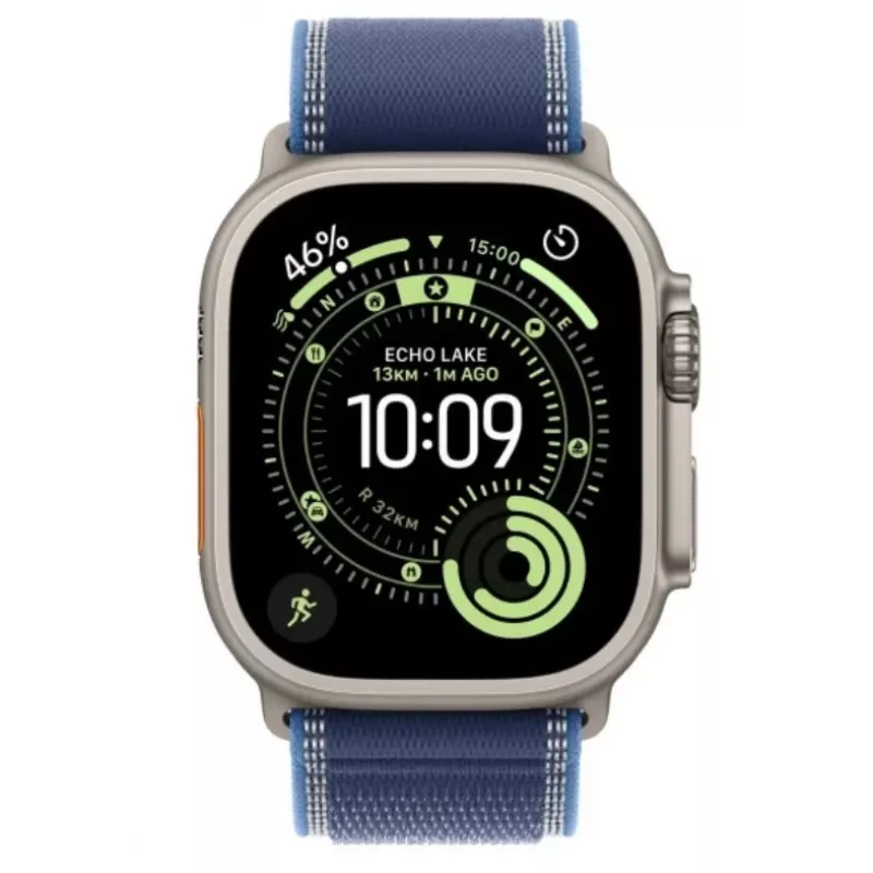 Viedpulkstenis Apple Watch Ultra 3 GPS + Cellular 49mm Titanium Blue Band M/L