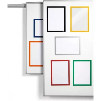 Magnētiskais informācijas rāmis Durable DURAFRAME A4, 5 iepakojumā, zaļš, modelis 486905