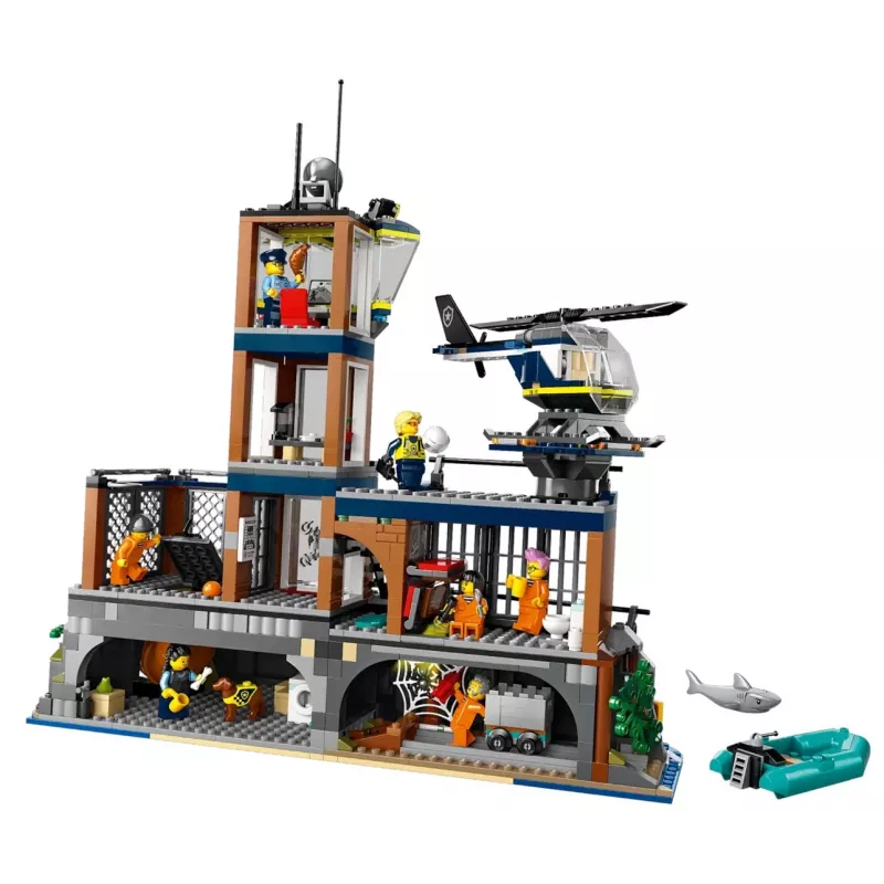 LEGO City Policijas iecirknis un cietuma sala 60419 — 980 gab., 7 minifigūras
