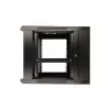 Extralink sienas skapis 6U 600x600 AZH melns, veramais tips