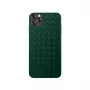 Aizsargājošs mīksts maciņš Devia iPhone 11 Pro Max ar pinuma rakstu, zaļš