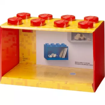 Plaukts Room Copenhagen LEGO Brick Shelf 8 Shelf 41151730 (Sarkans)