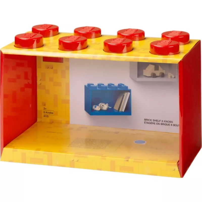 Plaukts Room Copenhagen LEGO Brick Shelf 8 Shelf 41151730 (Sarkans)