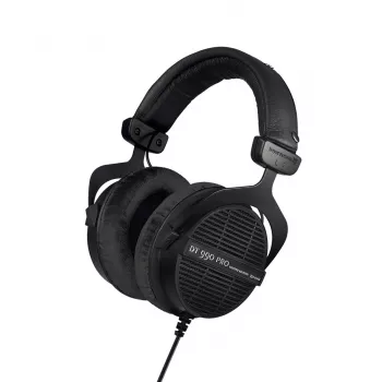 Studiju austiņas Beyerdynamic DT 990 PRO — vadu, atvērtas, apauss, 250 Ω, 3 m kabelis, melnas
