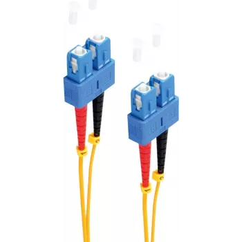 shiverpeaks BS77822 optiskās šķiedras kabelis 1 m SC OS1/OS2 dzeltens