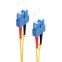 shiverpeaks BS77822 optiskās šķiedras kabelis 1 m SC OS1/OS2 dzeltens