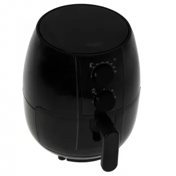 Gaisa fritieris Adler AD 6312 — 2,5 L, 1600 W, melns, 80–200°C, 60 min taimeris