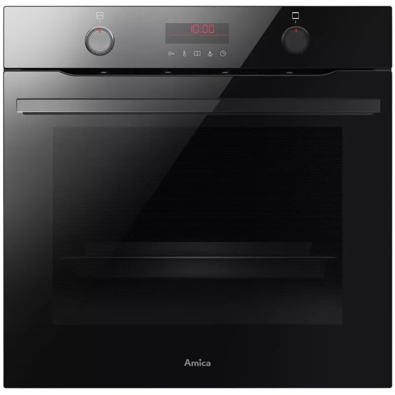 Amica ED47637BA+ X-TYPE STEAM cepeškrāsns 77 L 3600 W A+ Melna