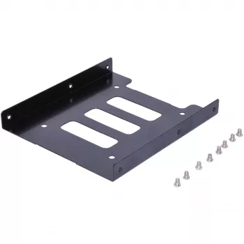 Uzstādīšanas rāmis ULTRON iekšējais 1x2.5 inch SSD/HDD metāls melns (377213)