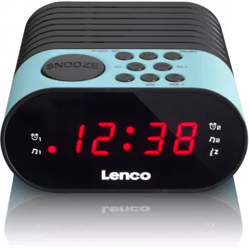 Modinātājradio Lenco CR-07 Melns Zils