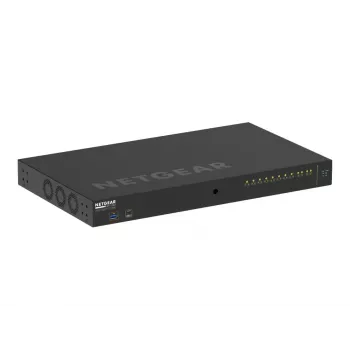 NETGEAR M4250-10G2XF-PoE++ pārvaldāms L2/L3 Gigabit Ethernet (10/100/1000) PoE slēdzis, 1U, melns
