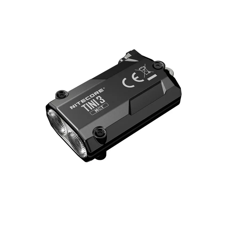Atslēgu piekariņa lukturītis Nitecore TINI3 Melns 600 lm USB uzlādējams