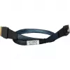 ICY DOCK MB406L-B SlimSAS 8i SFF-8654 uz SlimSAS 8i SFF-8654 kabelis, 0,5 m, melns
