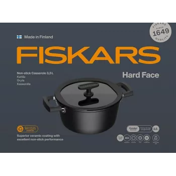 Katls 3.5L ar nepiedegošo pārklājumu un vāku Hard Face