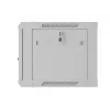 Lanberg sienas skapis 19 inch 6U 600x450 mm, pelēks, perforētas durvis