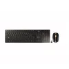 CHERRY DW 9100 SLIM bezvadu tastatūra un pele, RF Wireless + Bluetooth, AZERTY, melna