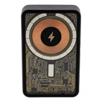 Pārnēsājamā jaudas banka PATONA 9992, 10000 mAh, LiPo 38.5 Wh, USB-C PD 20W, 2 izejas, 12V/3A ieeja/izeja, Melna