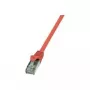Logilink Patch-Cable RJ-45 (vīrietis) uz RJ-45 (vīrietis) 7,5 m F/UTP CAT 5e Sarkans CP1084S