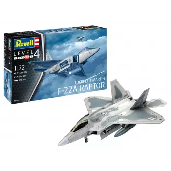 Mēroga modelis Lockheed Martin F-22A Raptor Revell