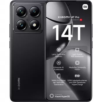 Xiaomi 14T Pro 16.9 cm (6.67 inch) Dual SIM 5G 12 GB 512 GB 5000 mAh Melns