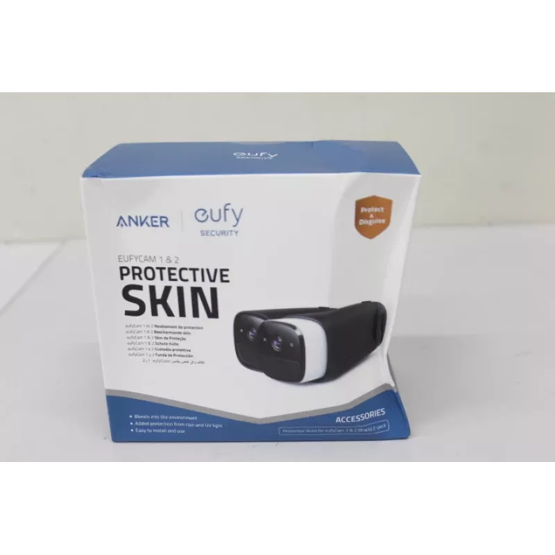 Silikona aizsargpārvalku komplekts Anker Eufy 2 Melns EufyCam un EufyCam 2 kamerām