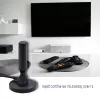Iekštelpu TV antenna QOLTEC 57016 DVB-T2 — kompakts modelis ciparu virszemes uztveršanai