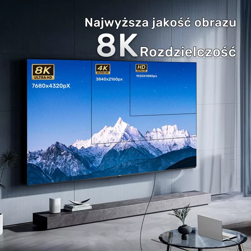 HDMI optiskais kabelis 2.1 AOC 8K120Hz 3m C11085GY03-3
