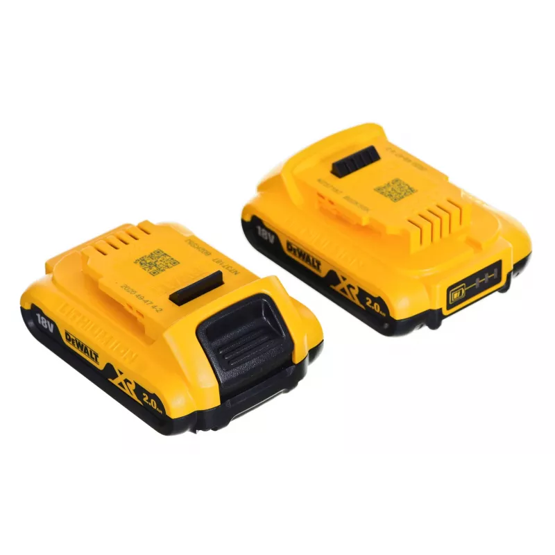 Dewalt DCD709D2T triecienuzgriežņu atslēga ar akumulatoru un lādētāju