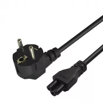 Strāvas kabelis Savio Strom IEC 60320 C5 CEE 7/7 3m Melns C5 savienotājs