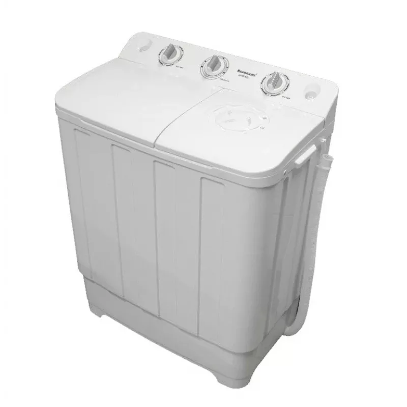 Daļēji automātiskā veļas mašīna Ravanson XPB-800 — 7.5 kg, 1400 RPM, augšējā ielāde, balta