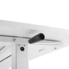 Rokas regulējams augstuma galds Ergo Office, max 40 kg, max augstums 117 cm, ar virsmu stāvus un sēdus darbam, ER-401 W