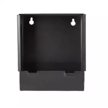 Metāla lodes uztvērējs broń.pl K-14-3 plakans 14x14 cm, 1.25 mm, melns, sienas kronšteins vai pjedestāls