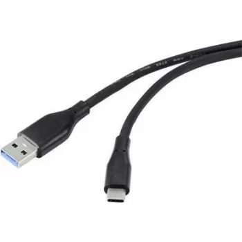 USB kabelis USB 3.2 Gen1 3.0 3.1 USB-C spraudnis 3,00 m Melns (RF-4995178)