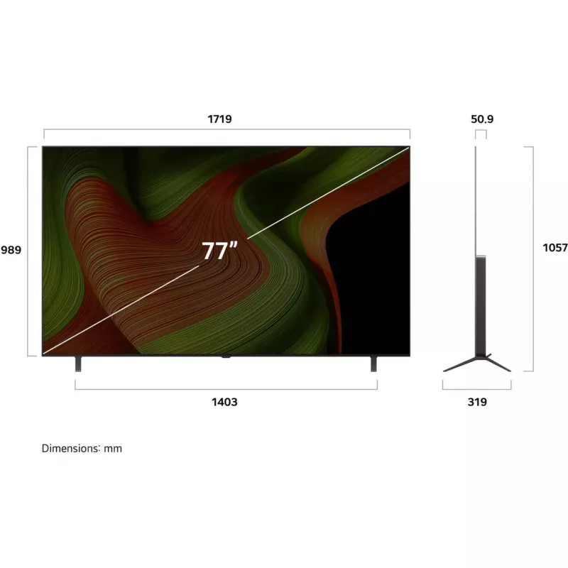 Televizors LG OLED77B59LA 77 collu OLED 4K