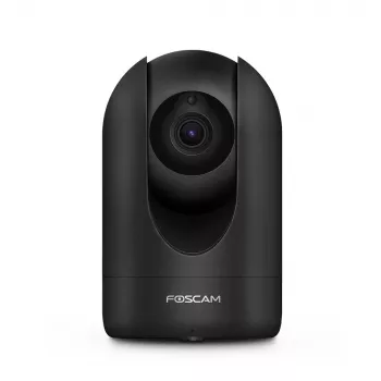 Foscam R4M-B kuba formas IP kamera telpām, 4 MP (2560×1440), Wi‑Fi un Ethernet, melna