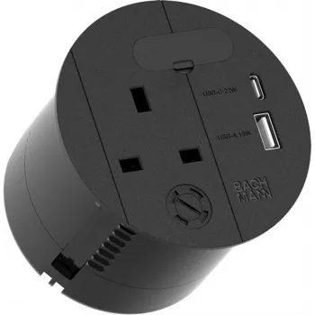 Bachmann LOOP IN CHARGE UK 1xUSB 22W — sienas lādētājs ar USB izeju