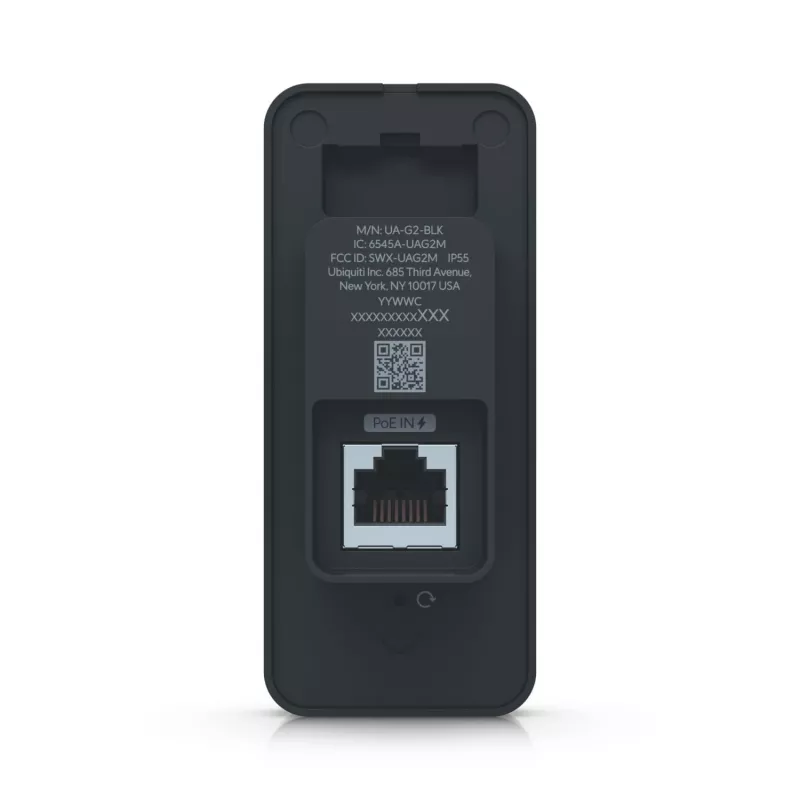 Ubiquiti Access Reader G2 melns – NFC karšu lasītājs un izejas pieprasījuma ierīce