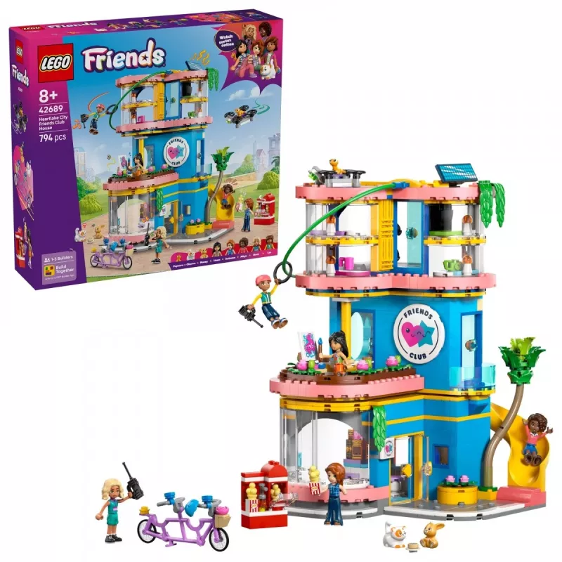 LEGO Friends 42689 Heartlake City Draugu kluba nams