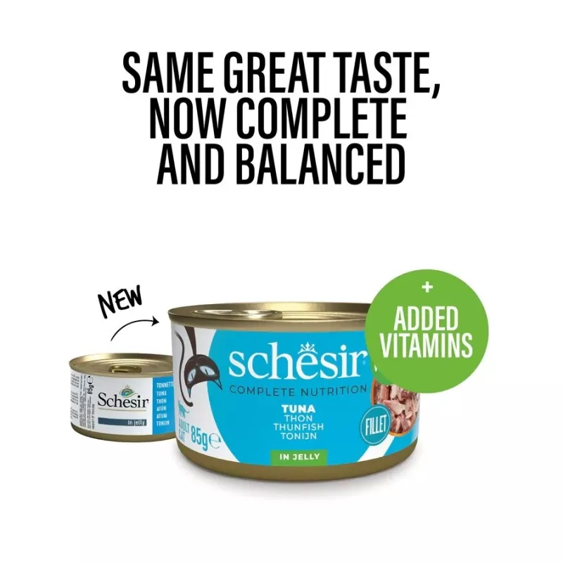 SCHESIR želejā Tuncis - slapjš kaķu barība - 85 g