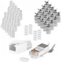 RJ-45 savienotājs ShiverPeaks 72067-20W Balts (20 gab.)