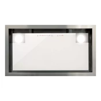CATA Tvaika nosūcējs GC DUAL A 45 XGWH Kupola tips, Energoefektivitātes klase A, Platums 45 cm, 820 m³/h, Skārienvadība, LED, Balts stikls