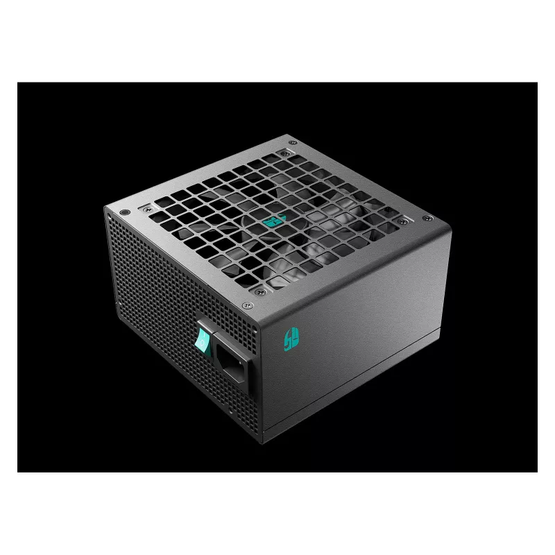 DeepCool PF500X 500 W ATX barošanas bloks, 80 PLUS Bronze, 120 mm ventilators, 20+4 kontaktu ATX, melns