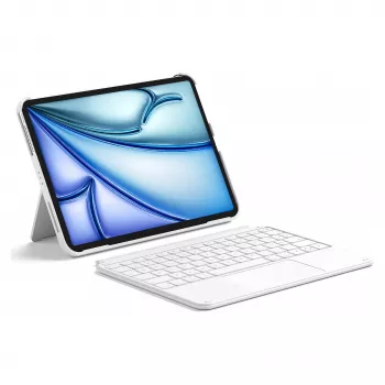 Inateck tastatūras maciņš iPad 11 un iPad Air 4-6, QWERTZ, balts