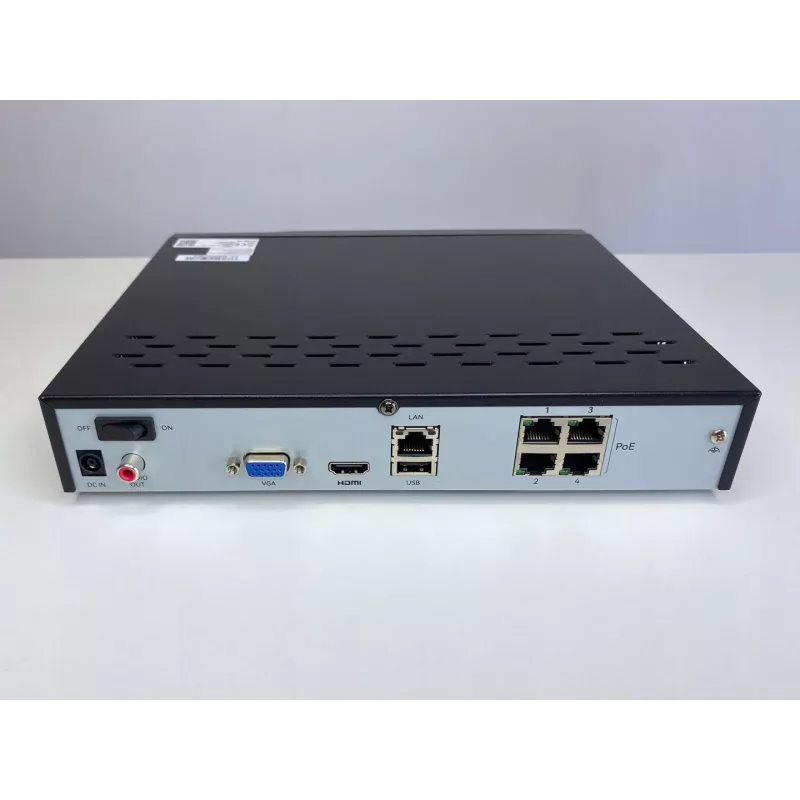 Tīkla video ierakstītājs Reolink PN01-4 PoE, 4 kanālu NVR, H.264, PoE, HDMI, VGA, līdz 6 TB