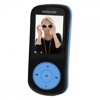 MP3/MP4 atskaņotājs Sencor SFP 5870BBU, 8 GB atmiņa, radio