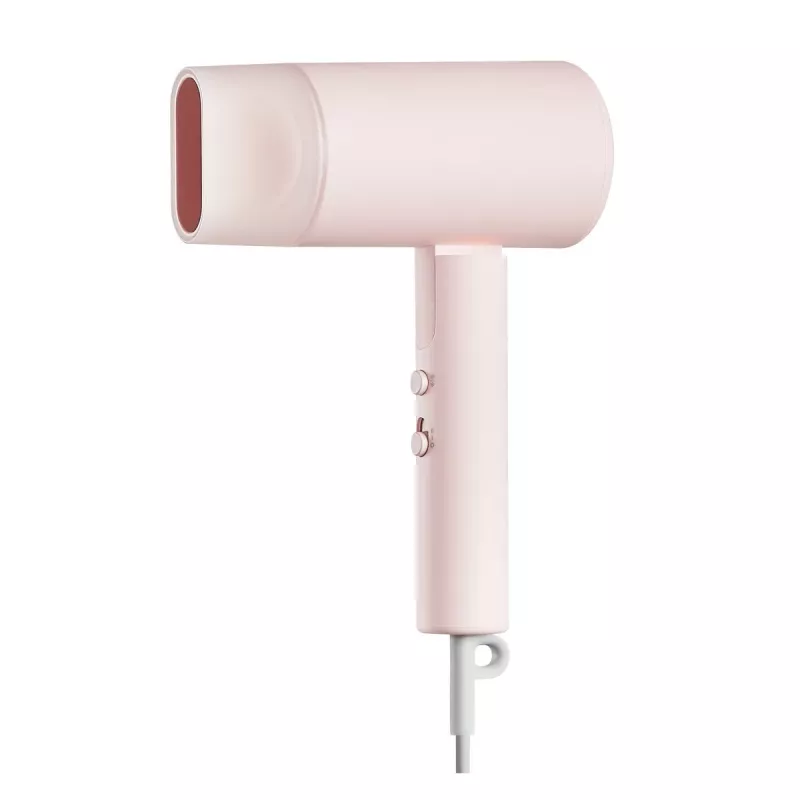 Fēns Xiaomi H101 1600 W, salokāms ceļojumu modelis, jonu, 2 temperatūras iestatījumi, 1,7 m vads, rozā