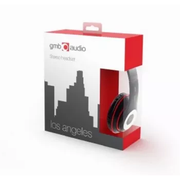 GEMBIRD MHS-LAX-B Los Angeles stereo austiņas ar mikrofonu, melnas