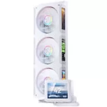 Jonsbo TF3-360SCW AiO šķidruma CPU dzesētājs 360mm, ARGB, balts