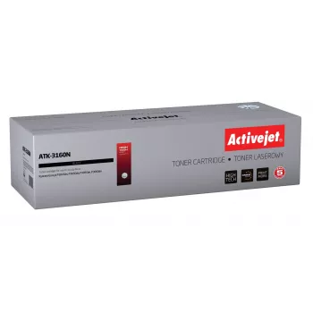 Tonera kasetne ActiveJet ATK-3160N saderīga ar Kyocera TK-3160, melna, 12 500 lpp, 1 gab.